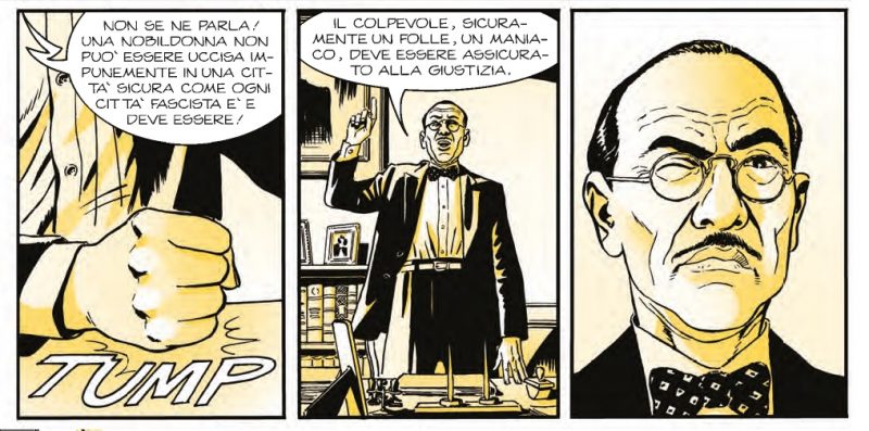 Il viraggio al giallo, la pochezza dei fascisti.