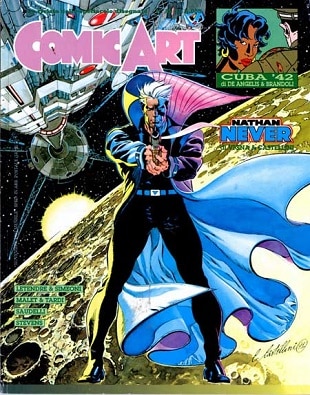 Copertina di Comic Art #85, contenente una storia breve di Bepi Vigna e Claudio Castellini.